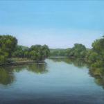 ISLE OF THE CAYUGAS  oil on board   5 x 7    SOLD
