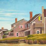 Chimneys and Shutters. oil on canvas, 18 x 24"  SOLD