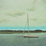 AT ANCHOR oil on linen 
Cape Cod Museum of Art/Eldred's Auction-June 20, 2025