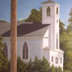 Christian Union Church, oil on canvas 20 x 16"  SOLD