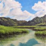 Between Water and Sky,oil on canvas,  30 x 24"