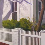 Provincetown Library 1992, acrylic on canvas, 24 x 20"