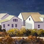 COTTAGE COLONY acrylic 2 x 3"  SOLD