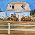 MANSARD AND BLUE watercolor