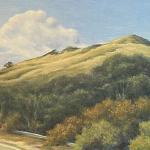 ENTERING PROVINCETOWN  oil on wood   8 x 16"