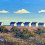 COTTAGE MINIATURE I  acrylic/board  2 x 3