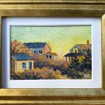 SEASIDE SHRUBS miniature watercolor image 2 x 3"